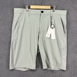 Kenneth Cole Golf Shorts Mens 36 Gray Lightweight Wicking Nylon Stretch UPF 50+